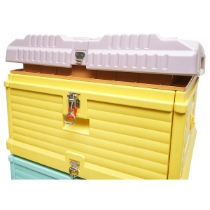 Stup albine din plastic pentru 4 rame 600x510x355mm - Img 5