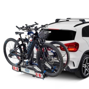 Suport biciclete Cruz Pivot eBike R3 940-509 cu prindere pe carligul de remorcare, pentru 2 biciclete electrice, 13 pini - Img 2