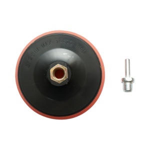 Suport disc slefuire 125mm Velcro, adaptor M14 pentru polizor unghiular si bormasina Breckner Germany - Img 2