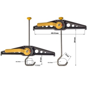 Suport fixare scara, Rhino, Safe Clamp, RAS21, set de 2 buc. - Img 4