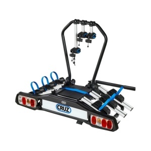 Suport pentru 3 biciclete, Cruz Pivot R3 940-512, cu prindere pe carligul de remorcare, 13 pini