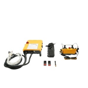 Telecomanda industriala wireless 24V-500V AC/DC cu joystick dublu si butoane IP65 Breckner Germany - Img 2