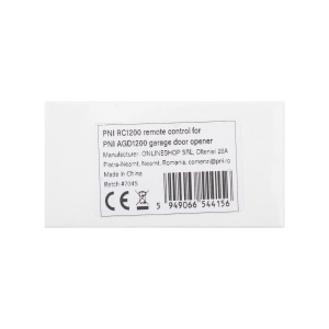 Telecomanda suplimentara PNI RC1200 433 MHz, pentru kit automatizare usi de garaj PNI AGD1200, baterie 27A inclusa - Img 4