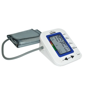 Tensiometru electronic de brat SilverCloud MB23 cu ecran LCD, atentionare vocala, afisare ritm cardiac, manson 22-36cm - Img 6