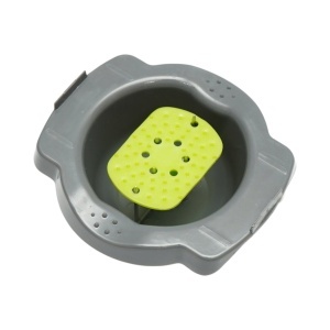 Tocator de legume multifunctional 12 in 1 manual, 8 lame inox interschimbabile, taietor legume, feliator, razatoare, decojitor, separator oua, recipient colectare - Img 16