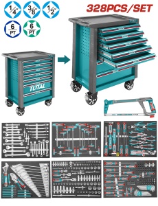 TOTAL - CARUCIOR DE SCULE CU 328 UNELTE