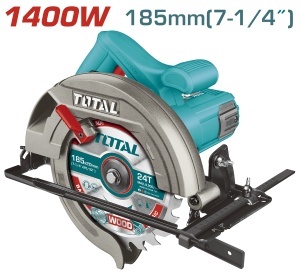 TOTAL - FIERASTRAU CIRCULAR DE MANA - 185MM - 1400W (INDUSTRIAL)