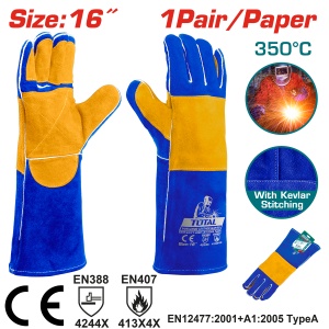 TOTAL - MANUSI DE PROTECTIE - SUDOR - PIELE - MARIME 16
