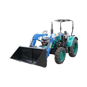 Tractor 60CP 4x4 cu semicabina, incarcator frontal hidraulic, cupa 1400mm KONIG 604