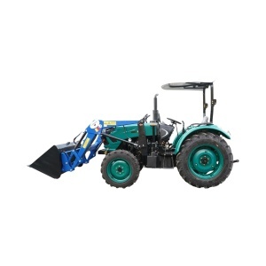Tractor 60CP 4x4 cu semicabina, incarcator frontal hidraulic, cupa 1400mm KONIG 604 - Img 3