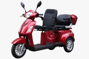 Triciclu electric RDB V-KLASS, 1000W, 60V 20AH, fără permis, 2 locuri, 25 km/h