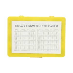 Trusa O-ring metric din NBR 386 piese - Img 2