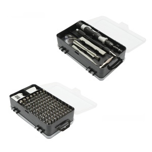 Trusa surubelnite de precizie biti, torx, cruce, hexagonal pentru electronice 115 piese