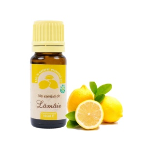 Ulei esential de Lamaie (Citrus limon L.) 100 % pur fara adaos, 10 ml - Img 5