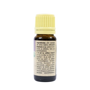 Ulei esential de Salvie (Salvia officinalis), 100% pur fara adaos, 10 ml - Img 2
