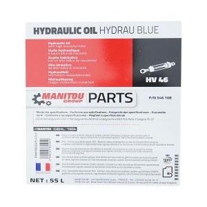 Ulei hidraulic Manitou HV46 Hydrau Blue 55L - Img 3