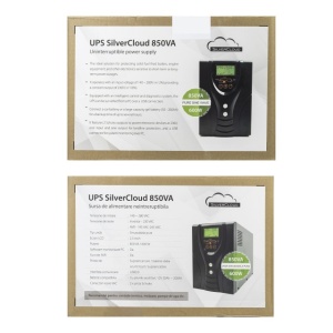 UPS SilverCloud 850VA cu ecran LCD sinusoida pura pentru centrale termice - Img 8