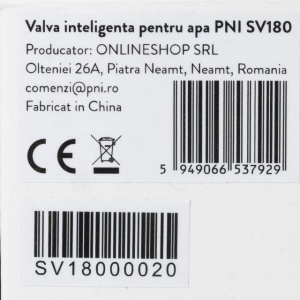 Valva inteligenta pentru apa PNI SV180, conectivitate Wi-Fi, IP65, DN25, aplicatie Tuya, compatibil cu Amazon Alexa si Google Home - Img 7