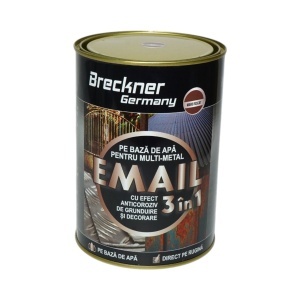 Vopsea email anticoroziva 3 in 1 maro roscat pentru metal 2kg, direct pe rugina, pe baza de apa Breckner Germany - Img 2