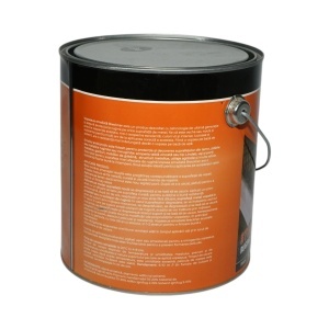 Vopsea email anticoroziva 3 in 1 negru mat 004 pe baza de solvent 3.5L, direct pe rugina, interior si exterior Breckner Germany - Img 2