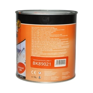 Vopsea email anticoroziva 3 in 1 portocaliu 2004 pe baza de solvent 1L, direct pe rugina, interior si exterior Breckner Germany - Img 3