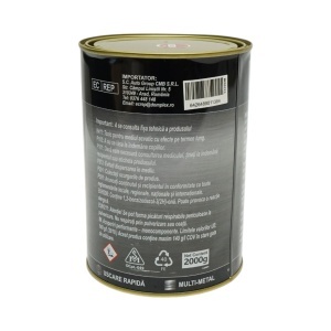 Vopsea email anticoroziva 3 in 1 rosu 250 pentru metal 2kg, direct pe rugina, pe baza de apa Breckner Germany - Img 4