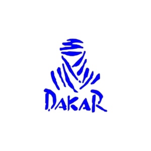 Abtibild Dakar albastru auto decorativ pentru exterior si interior