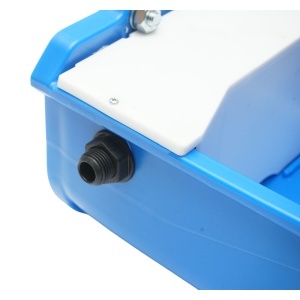 Adapatoare plastic 5L ultra rezistenta albastra cu plutitor si accesorii de prindere 315x245x150mm - Img 5