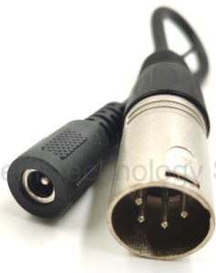 Adaptor incarcator bicicleta electrica DC5521 - XLR 4 pini