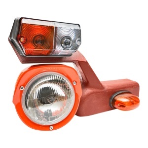 Ansamblu set faruri cu semnalizari pe suport stanga si dreapta tractor UTB U-650 - Img 4