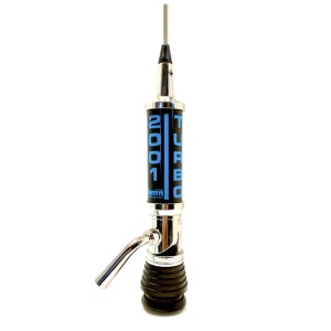 Antena CB LEMM Turbo 2001 Classic AT2001C, lungime 200 cm, castig 6.5dB, 26-28.5MHz, 2000W, montura fixa, cablu RG58 4m, fabricat in Italia - Img 6