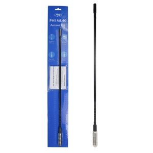 Antena CB PNI ML40, lungime 57 cm, cu adaptor filetat tata-tata M6 la M5 inclus - Img 4