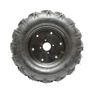 Anvelopa cu janta neagra 600/12 R1 8PR crampon - Img 2