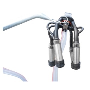 Aparat de muls vaci cu grup colector 160cc, sasiu galvanizat, bidon aluminiu 30L, 1 post Breckner Germany - Img 10