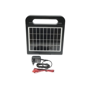 Aparat generator de impulsuri 2 Joule 10km, 220V cu panou solar 5W 9V si baterie 6V 7Ah Breckner Germany