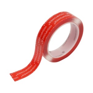 Banda dublu adeziva acrilica transparenta 24mm x 3m HighPower - Img 2