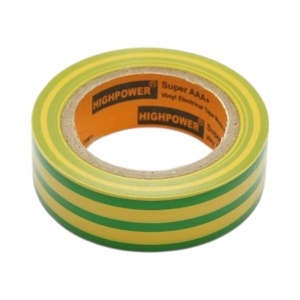 Banda izolatoare galben-verde vinil 19mm x 9m Anti Fire Super AAA+ HighPower - Img 3