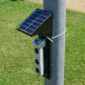Bariera perimetrala IR PNI BP200S pana la 200m, 3 raze, alimentare solara, 4000 mAh, conexiune wireless, negru - Img 9