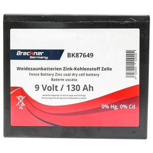Baterie uscata (nereincarcabila) 9V 130Ah pentru gard electric Breckner Germany - Img 3