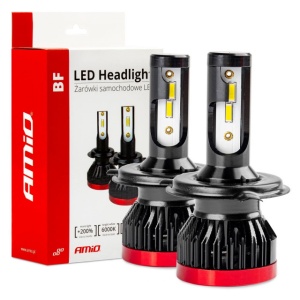 Becuri auto LED H4 seria BF AMIO 12V