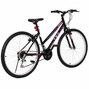 Bicicleta EROS 26 inch roz cu negru - Img 2
