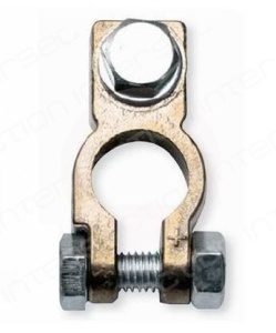Borna acumulator camion MAN, cupru, plus "+"