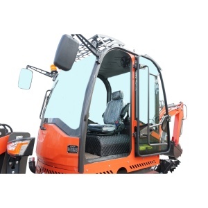 Buldoexcavator articulat compact 2.8T, motor diesel 50CP, cupa frontala si brat excavare spate THOR - Img 8