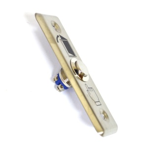 Buton de acces incastrabil SilverCloud PB303, contact iesire NO/COM, max. 12V/24V 3A, otel inoxidabil - Img 2