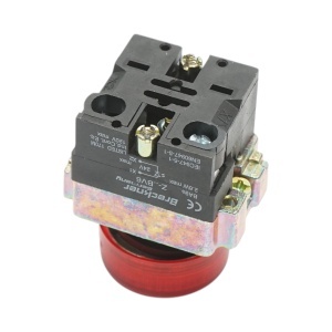 Buton indicator LED rosu 24V LAY5 Breckner Germany - Img 4
