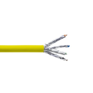 Cablu S/FTP CAT7 PNI SF07, 10Gbps, 1000MHz, pentru internet si sisteme de supraveghere, rola 305m, cupru - Img 2