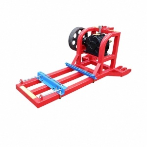Cadru metalic pompa apa centrifuga WK88 cu suport motor, reductor, transmisie pe curea, prindere in 3 puncte si cardan inclus - Img 4