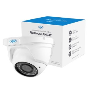 Camera supraveghere video PNI House AHD47 dome varifocala 2.8-12 mm 1080P 4 in 1 TVI CVI CVBS - Img 2