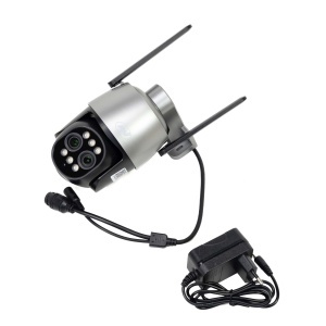 Camera supraveghere video PNI House IP574 cu Wi-Fi, PTZ, dual lens 4MP + 4MP, zoom optic 10X, IP65 - Img 9