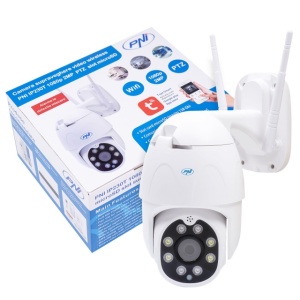 Camera supraveghere video wireless PNI IP230T 1080P 2MP cu PTZ, stand-alone, H264+ suporta microSD 128GB, Night Vision, aplicatia Tuya, P2P, Android, iOS, pentru interior si exterior, rotire dupa misc - Img 7
